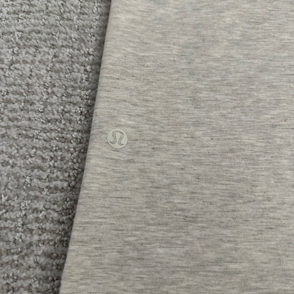 LULULEMON Fundamental Tee Heathered Natural Ivory Size M - Picture 5 of 5